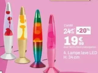 Lampe lave LED