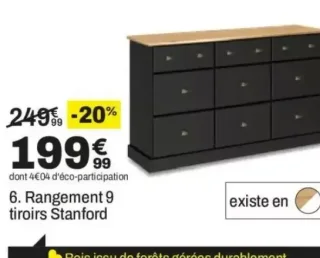 6. Rangement 9 tiroirs Stanford