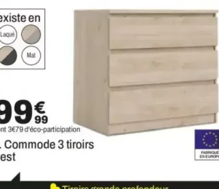4. Commode 3 tiroirs Best
