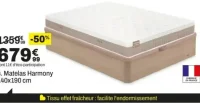 Matelas Harmony Dreaméa 140x190 cm