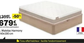 Matelas Harmony Dreaméa 140x190 cm
