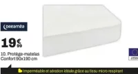 Dreaméa Protège-matelas Confort 90x190 cm