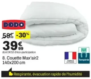 Dodo Couette Max'air2 140x200 cm