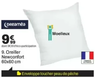 Dreamea Oreiller Newconfort 60x60 cm