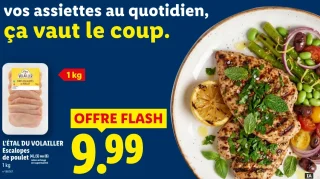 L'ÉTAL DU VOLAILLER Escalopes de poulet