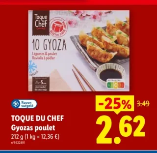 Toque du Chef Gyozas poulet