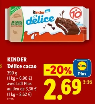 KINDER Délice cacao
