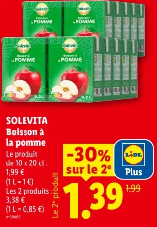SOLEVITA Boisson à la pomme
