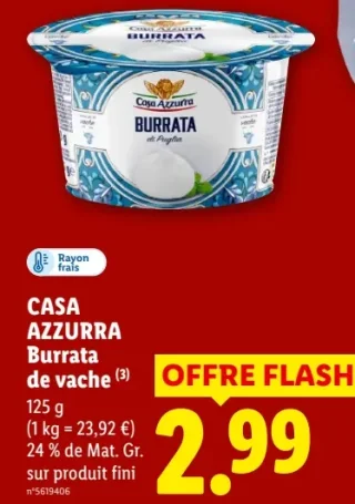 Casa Azzurra Burrata de vache