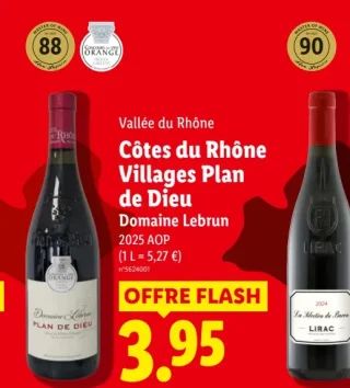 Côtes du Rhône Villages Plan de Dieu Domaine Lebrun