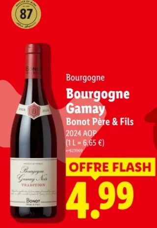 Bourgogne Gamay Bonot Père & Fils