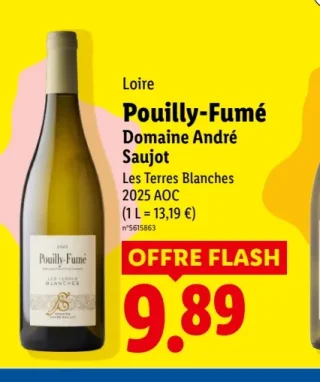 Loire Pouilly-Fumé Domaine André Saujot Les Terres Blanches 2025 AOC