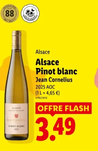 Alsace Alsace Pinot blanc Jean Cornelius 2025 AOC
