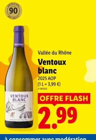Ventoux blanc Vallée du Rhône