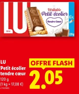 LU Petit écolier tendre cœur