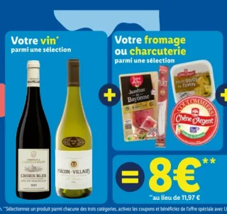 Sélection fromage ou charcuterie Lidl Plus (Jambon de Bayonne / Coulommiers...)