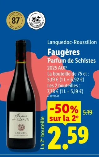 Languedoc-Roussillon Faugères Parfum de Schistes