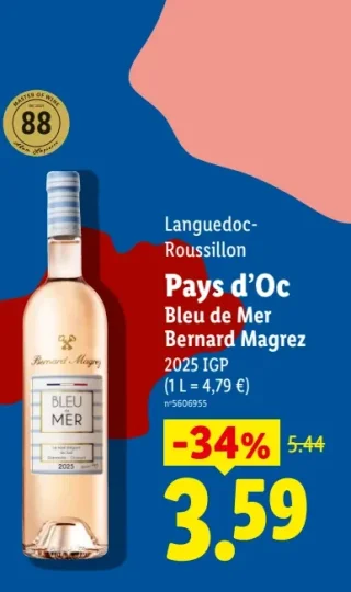 Languedoc-Roussillon Pays d'Oc Bleu de Mer Bernard Magrez