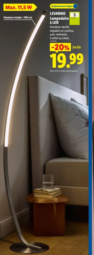LIVARNO Lampadaire à LED