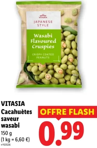 VITASIA Cacahuètes saveur wasabi