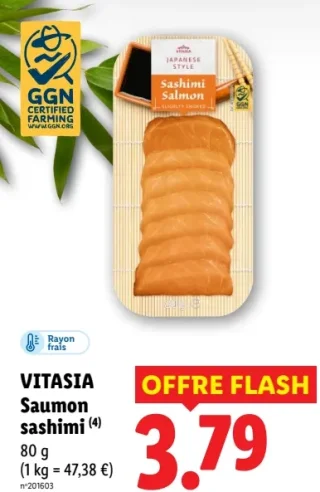 VITASIA Saumon sashimi