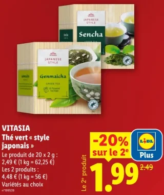 VITASIA Thé vert « style japonais »