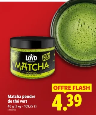 LOYD Matcha poudre de thé vert
