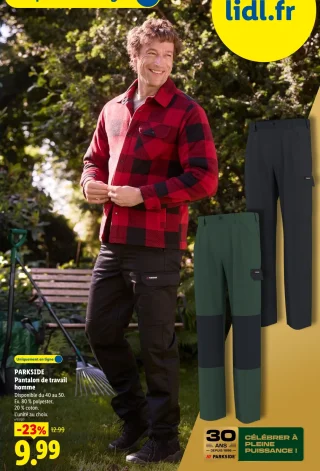 PARKSIDE Pantalon de travail homme