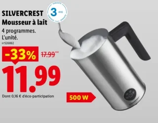 Mousseur à lait SILVERCREST