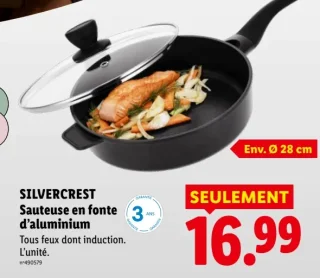 Sauteuse en fonte d'aluminium SILVERCREST