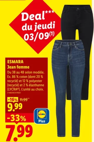 ESMARA Jean femme
