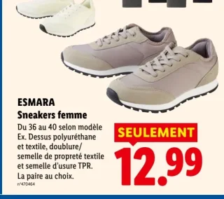 ESMARA Sneakers femme