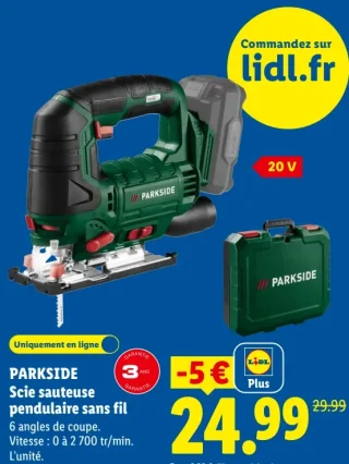 PARKSIDE Scie sauteuse pendulaire sans fil