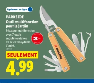 PARKSIDE Outil multifonction pour le jardin