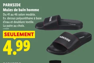 PARKSIDE Mules de bain homme