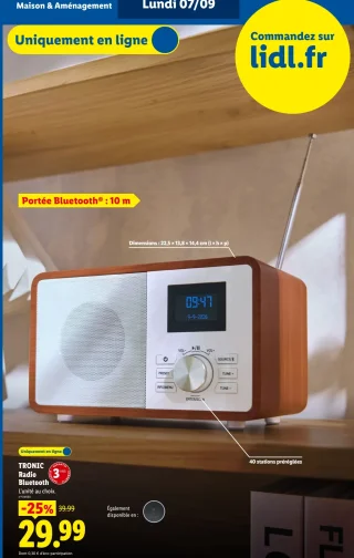 TRONIC Radio Bluetooth