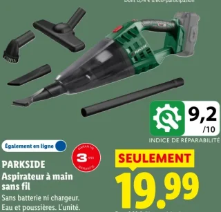 PARKSIDE Aspirateur à main sans fil