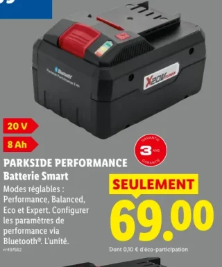 Parkside Performance Batterie Smart 20 V 8 Ah