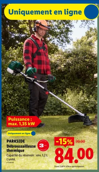 PARKSIDE Débroussailleuse thermique