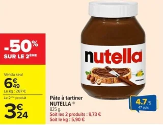 Pâte à tartiner NUTELLA