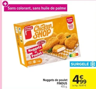 Nuggets de poulet FINDUS