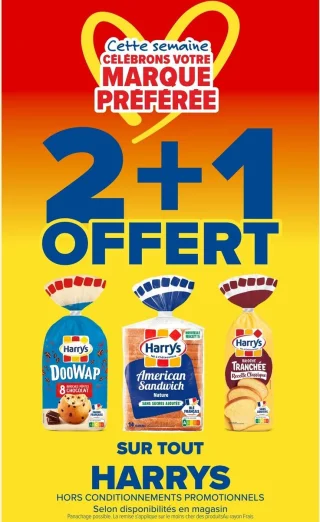 Toute la gamme Harrys (hors conditionnements promotionnels)