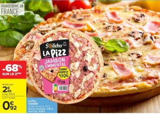 La Pizz SODEBO Jambon emmental