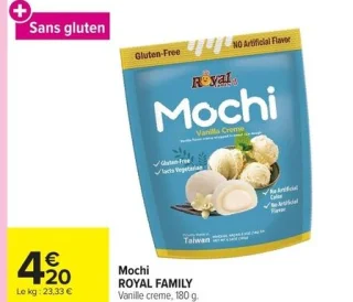 Mochi ROYAL FAMILY Vanille creme