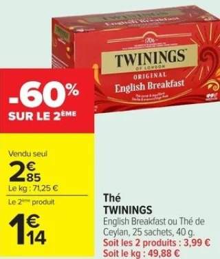 Thé TWININGS