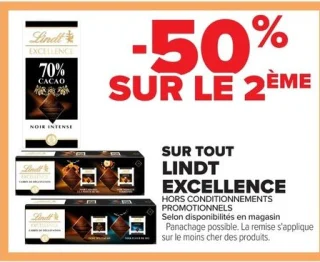 Chocolat Lindt Excellence
