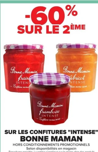 Confitures Intense Bonne Maman