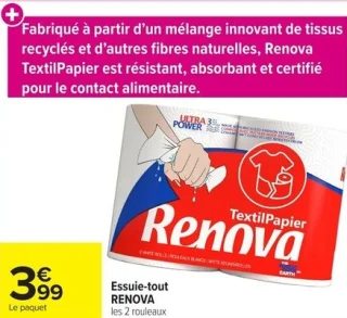 Essuie-tout RENOVA TextilPapier