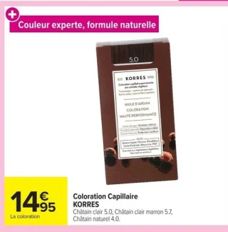 Coloration Capillaire KORRES