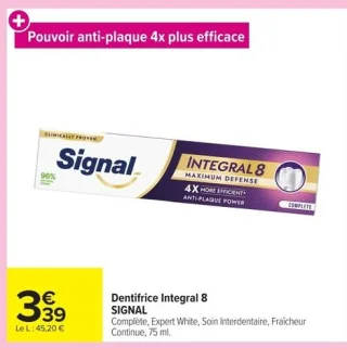 Dentifrice Integral 8 SIGNAL